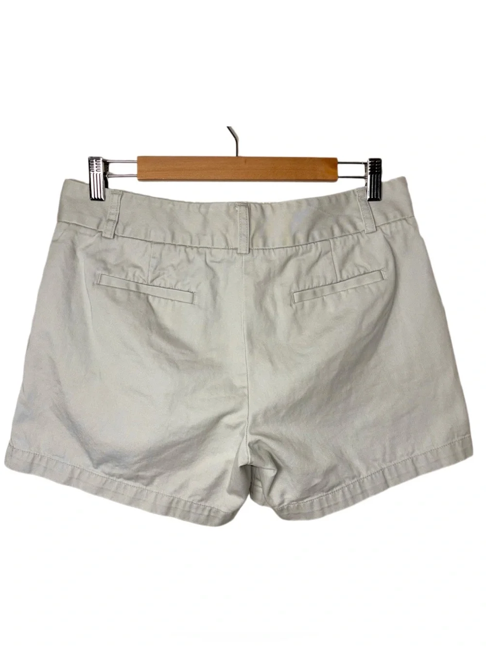 J.Crew City Fit Chino Short Women’s Size 8 Low Fit Classic Cotton Shorts In Tan